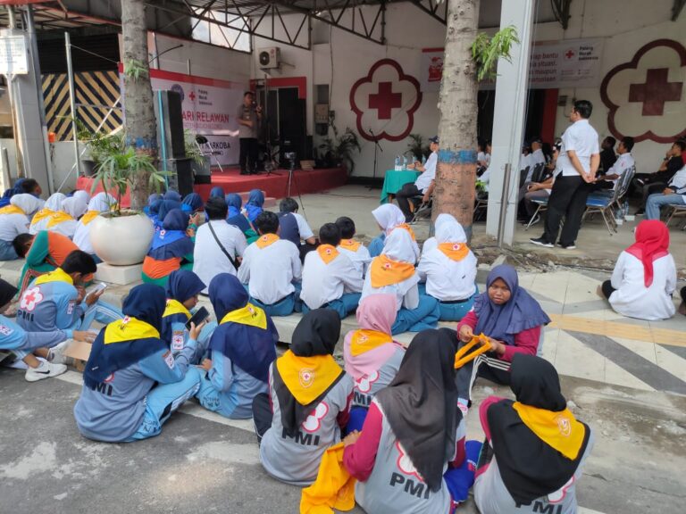 PMI Bojonegoro Gelar Apel Hari Relawan dan Deklarasi Anti Narkoba