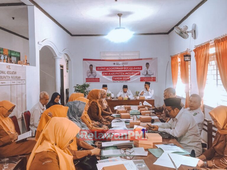 PMI Kabupaten Pasuruan Gelar Rapat Koordinasi Bulan Dana Tahun 2024