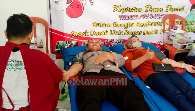 Peduli Sesama, Koramil Kanor Bojonegoro gelar Bakti Sosial Donor Darah