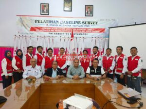 Persiapan Program Kesiapsiagaan Gempa Phase 2, PMI Kab. Banyuwangi Laksanakan Baseline Survey