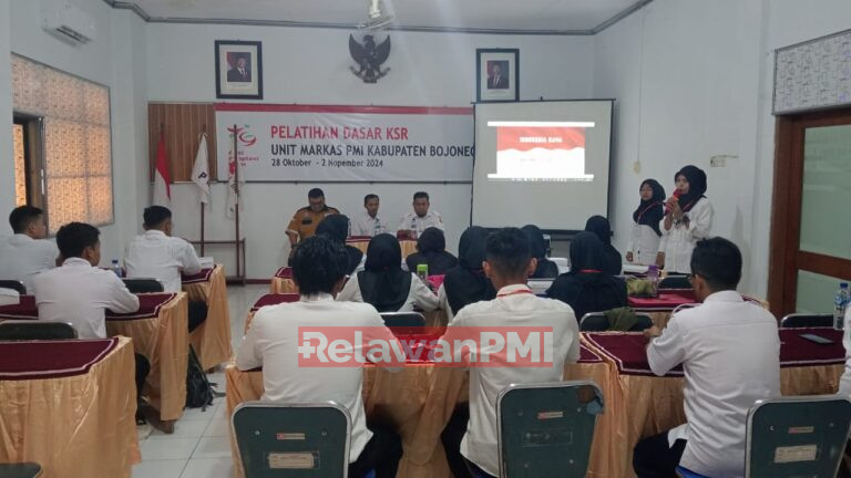PMI kabupaten Bojonegoro adakan Pelatihan Dasar